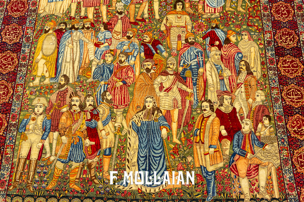 Rare Rug Mashahir Figurative Kerman Ravar n°:695181